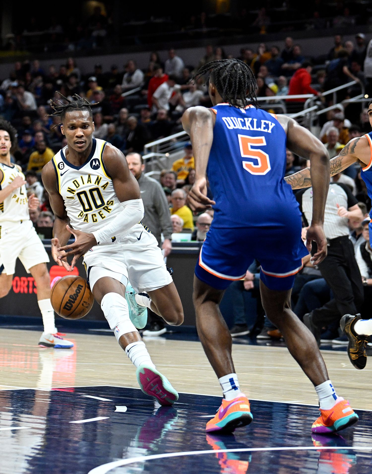 Bennedict Mathurin Immanuel Quickley Indiana Pacers New York Knicks